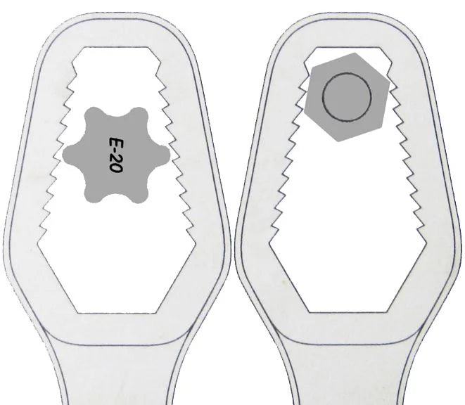 3 In 1 CR-V Multi-Fit Spanner 35 Spanners In One - PKTool