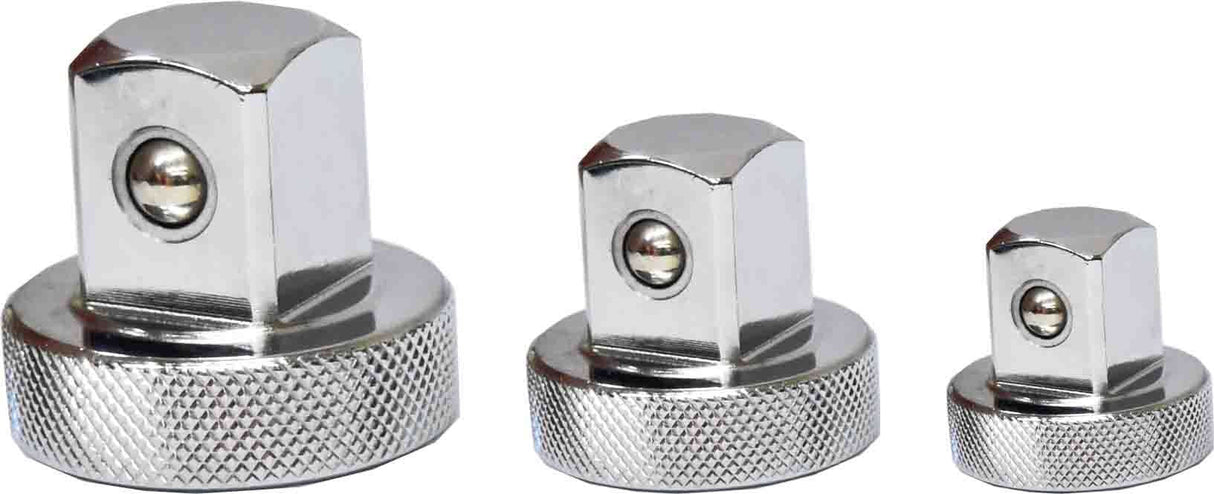 3 Pieces Low Profile Socket Adaptor Set - PKTool