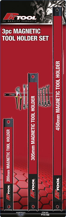 3 Pieces Magnetic Tool Holder Set 200mm, 300mm & 450mm - PKTool | Universal Auto Spares