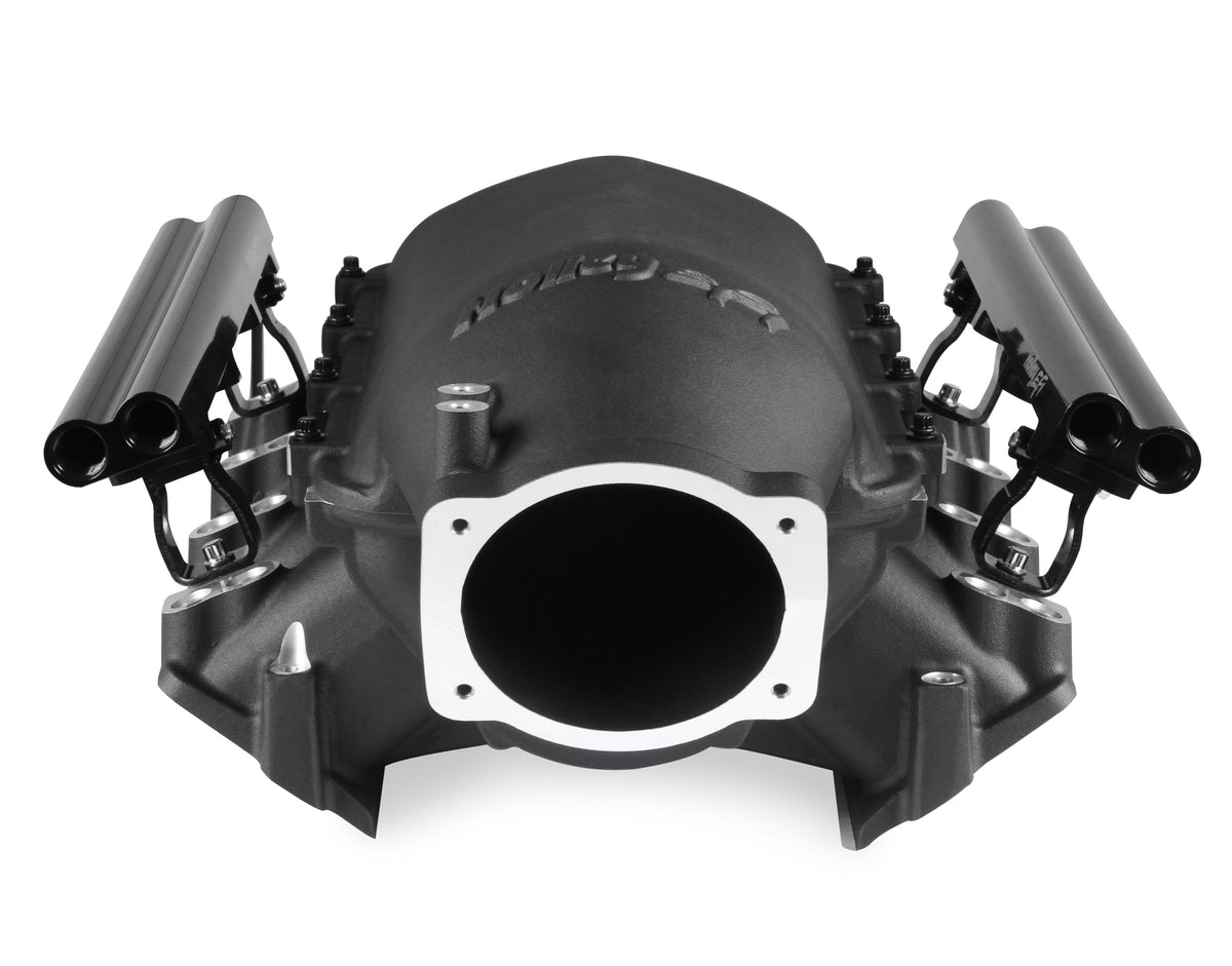 LS3 LO - RAM Manifold Kit Dual Injector Black Finish HY300683BK - Holley - Inlet & Intake Manifolds - Holley