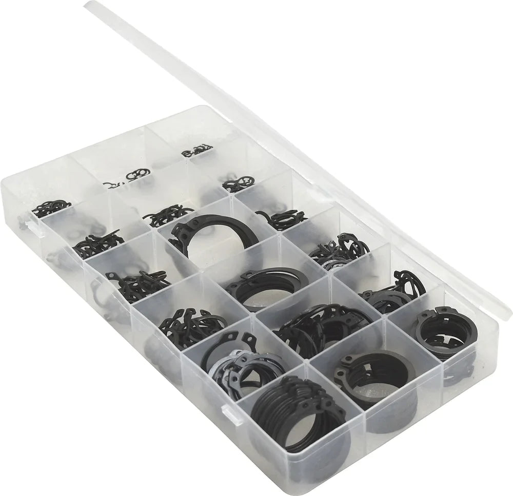 300 Piece Retaining & Snap Rings Assortment- PKTool