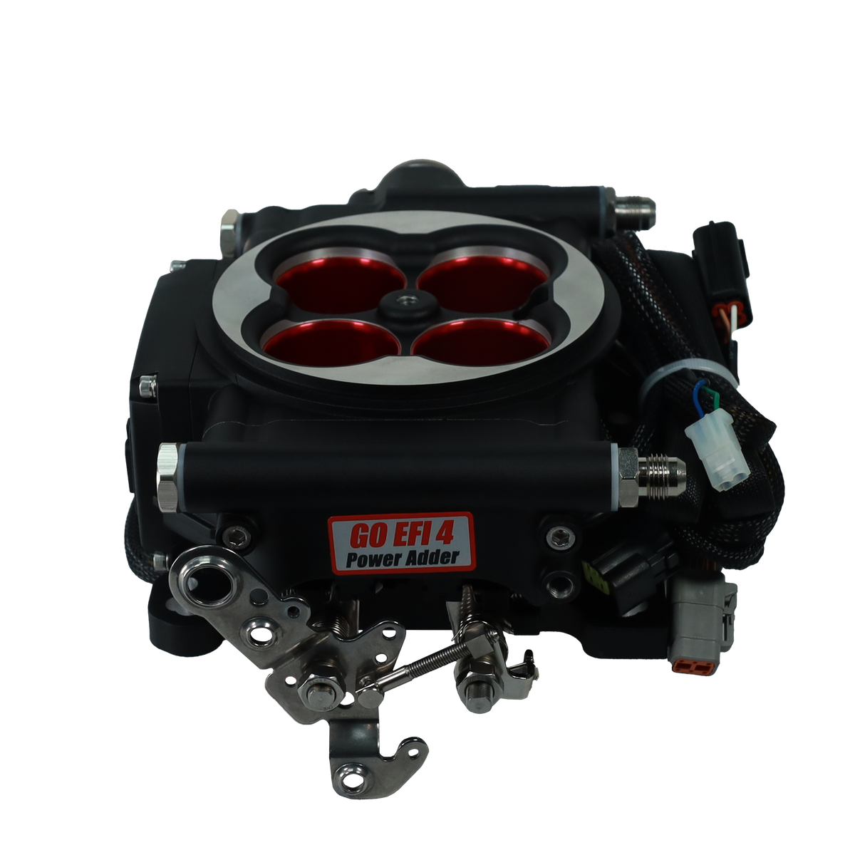 GO EFI 4 600HP Self Tuning Boost Or Nitrous EFI System Matte Black FI30004 - FiTech - Fuel & Ignition - FiTech