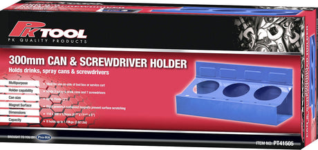 300mm Can & Screwdriver Holder, Side Of Tool Box - PKTool | Universal Auto Spares