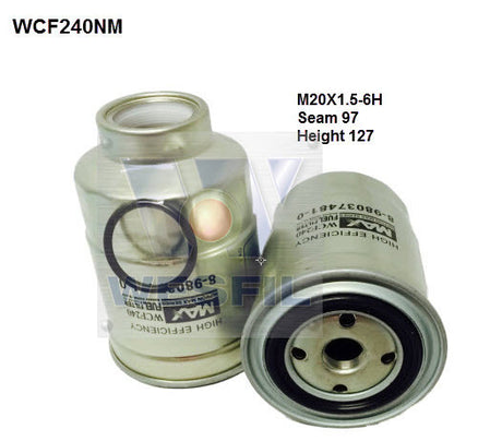 Diesel Fuel Filter Fits Isuzu WCF240NM - Wesfil