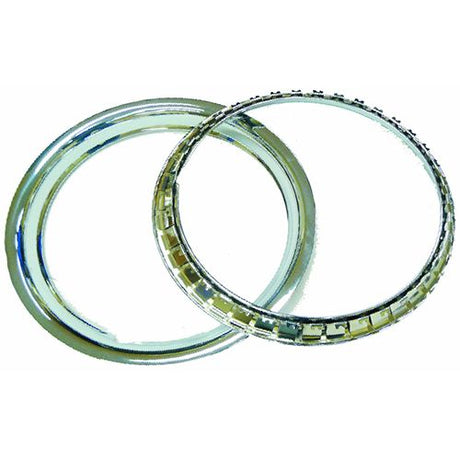 4 Pieces 14" Chrome Steel Wheel Trim Ring Set - PC Procovers | Universal Auto Spares