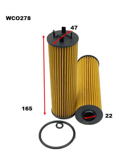 Oil Filter Fits VW WCO278 - Wesfil