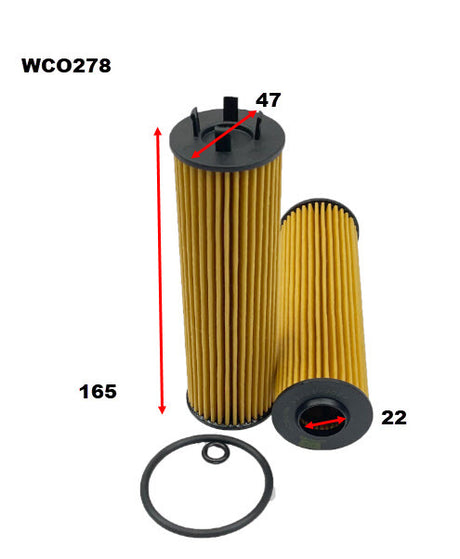 Oil Filter Fits VW WCO278 - Wesfil