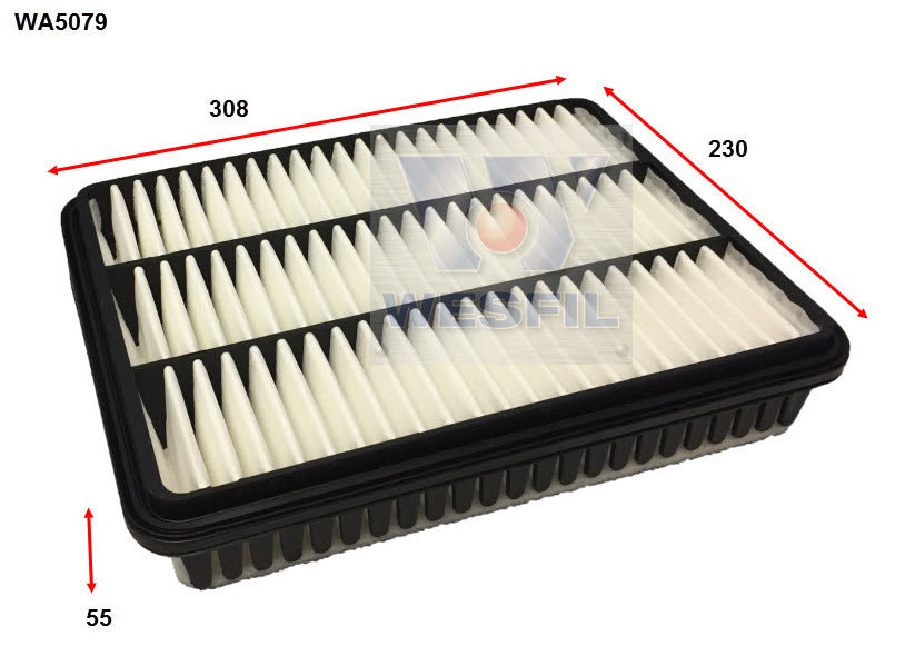 Air Filter Fits Toyota WA5079 - Wesfil