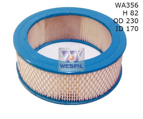 Air Filter A356 Fits Mitsubishi WA356 - Wesfil