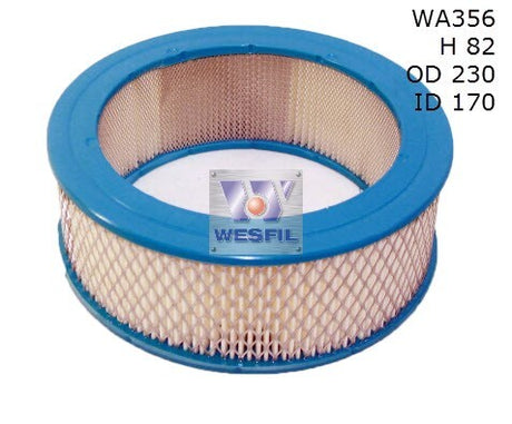 Air Filter A356 Fits Mitsubishi WA356 - Wesfil
