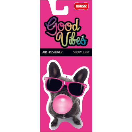 Good Vibes Air Freshener Extra Long Lasting 1 Piece - Kenco Strawberry
