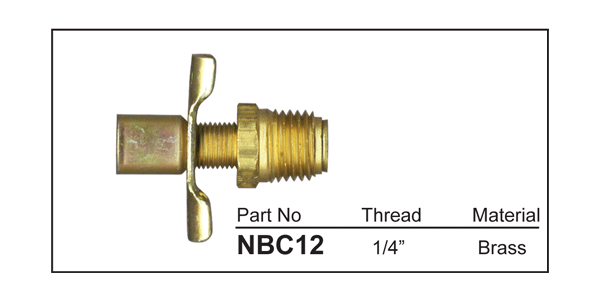 Drain Cock NBC12 - Nice Products | Universal Auto Spares