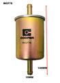 EFI Fuel Filter Z200 with 10mm Pipe WCF75 - Wesfil