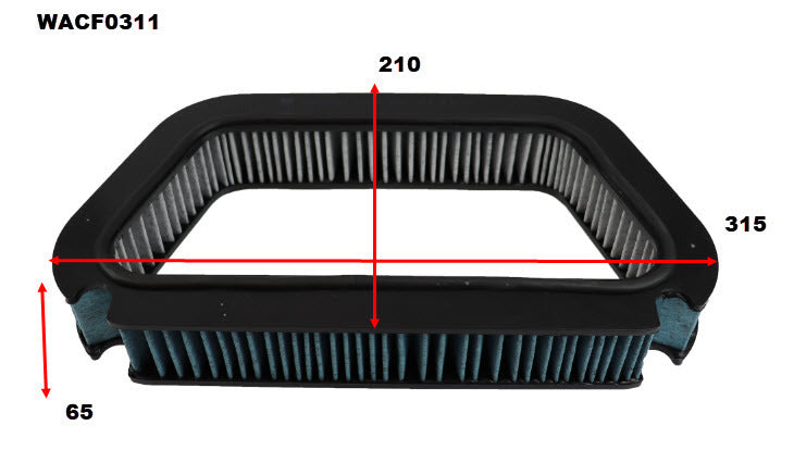 Cabin Filter Fits Audi WACF0311 - Wesfil