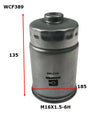 Diesel Fuel Filter Z1117 Fits Hyundai/Kia WCF389 - Wesfil