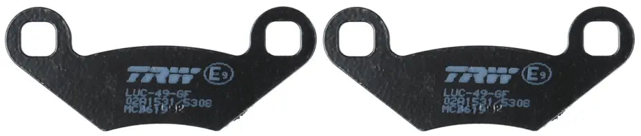 Brake Pad Set, Disc Brake MCB619 - TRW