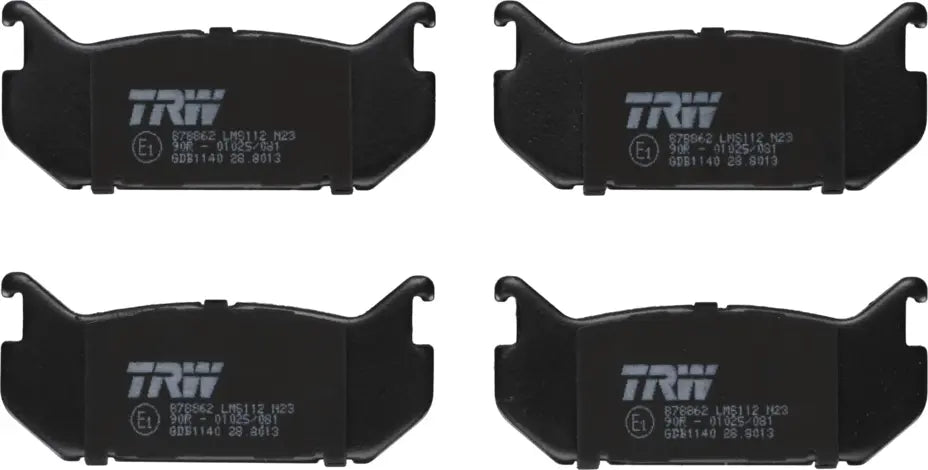 Brake Pad Set, Disc Brake GDB114 - TRW