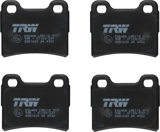 Brake Pad Set, Disc Brake GDB1639 - TRW