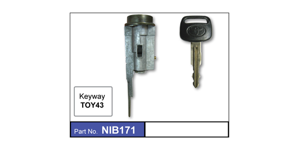 Ignition Barrel NIB171 - Nice Products | Universal Auto Spares