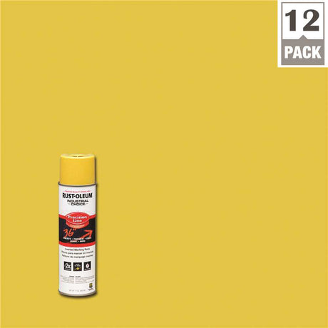 Flat High Visibility Yellow Inverted Marking Spray Paint 454g - Rust-Oleum | Universal Auto Spares