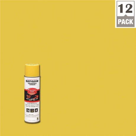 Flat High Visibility Yellow Inverted Marking Spray Paint 454g - Rust-Oleum