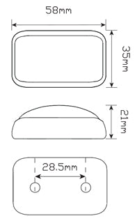 58 Series Blister Single - LED AutoLamps