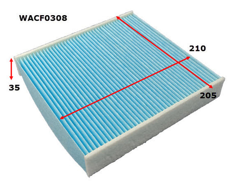 Cabin Filter Fits Land Rover WACF0308 - Wesfil