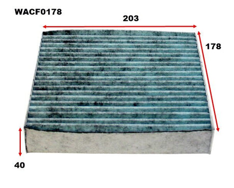 Cabin Filter Fits Mitsubishi WACF0178 - Wesfil