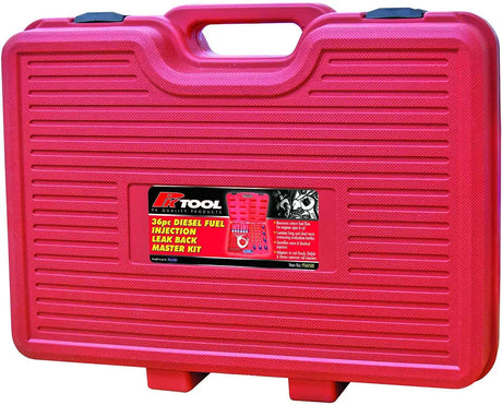 36 Pieces Diesel Injection Leak Back Master Kit, Identifies Worn & Blocks - PKTool