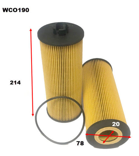 Oil Filter R2727P Fits Mercedes WCO190 - Wesfil