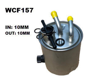 Diesel Fuel Filter Z711 Fits Nissan WCF157 - Wesfil