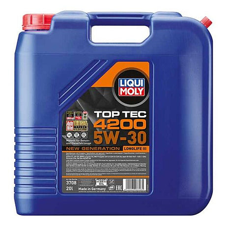 Top Tec 4200 5W-30 New Generation Synthetic Technology - LIQUI MOLY | Universal Auto Spares