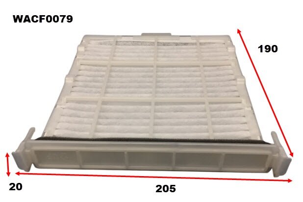 Cabin Filter RCA255P Fits Suzuki WACF0079 - Wesfil