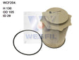 Diesel Fuel Filter Fits Dodge WCF204 - Wesfil