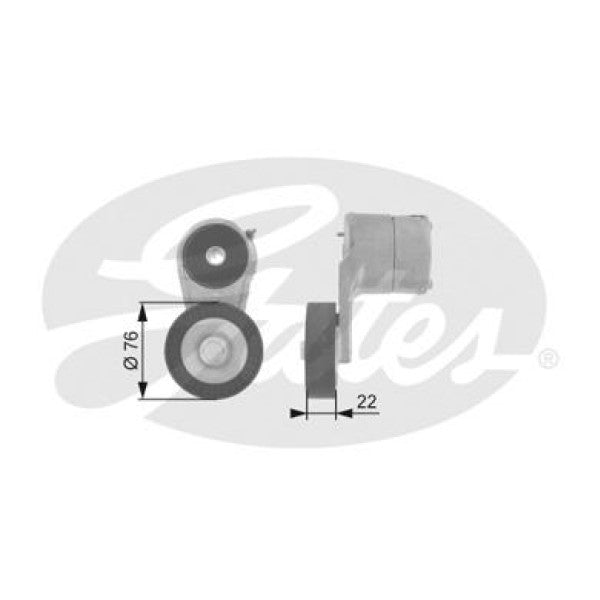 Tensioner HOLDEN X18XE Z14XE 38212 - GATES