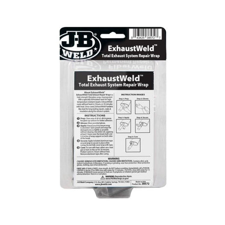 Exhaust Weld Fiberglass Wrap Total Exhaust Repair High Strength 5cm * 182cm - J-B Weld