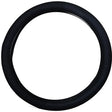Steering Wheel Cover 38cm Genuine Leather Perforated Black - PC Procovers