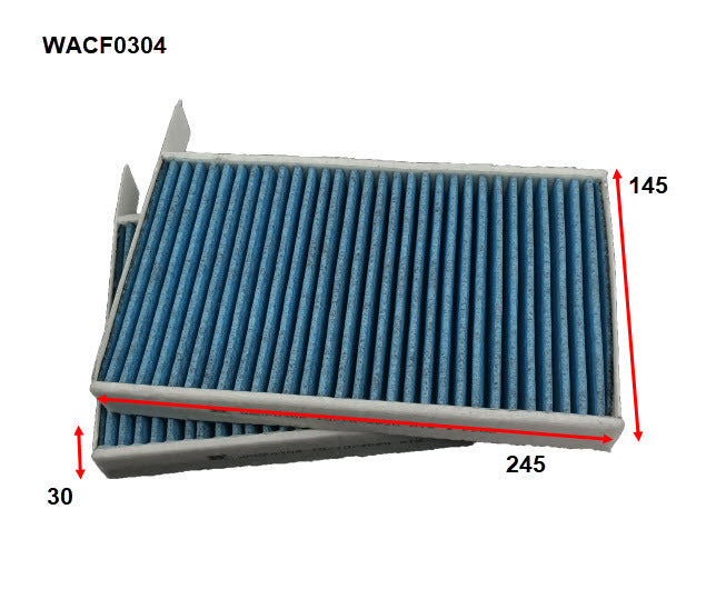 Cabin Filter RCA417MS Fits Tesla WACF0304 - Wesfil