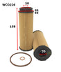 Oil Filter R2829P Fits BMW WCO226 - Wesfil