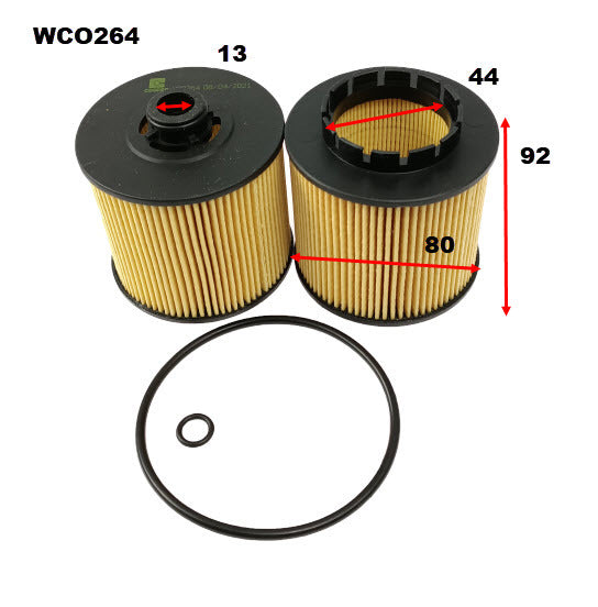 Oil Filter Fits Volvo WCO264 - Wesfil