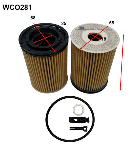 Oil Filter Fits Genesis WCO281 - Wesfil