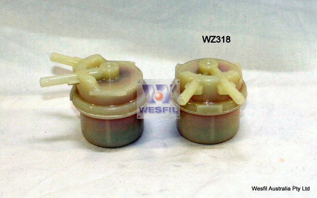 Plastic In-Line Filter Z318 Fits Holden/Toyota WZ318 - Wesfil