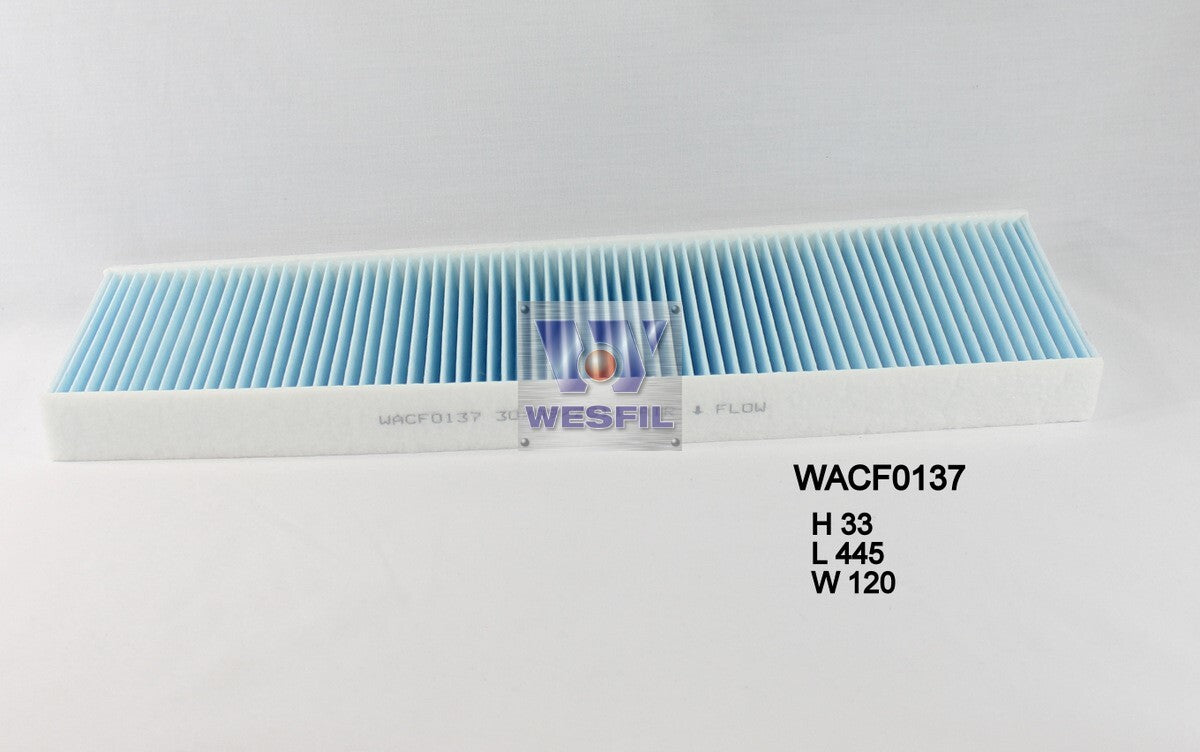 Cabin Filter RCA226C Fits Mini WACF0137 - Wesfil