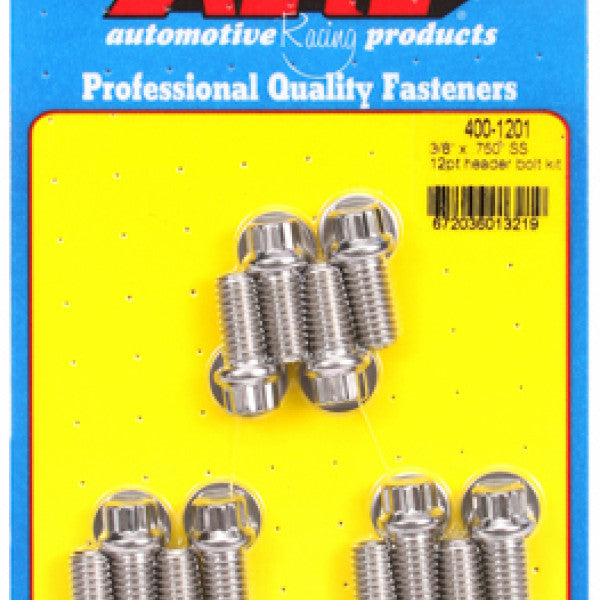 Header Bolt Kit HEADER BOLT KIT 3/8" X 12 400-1201 - ARP
