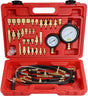 41 Pieces Petrol Engine Twin Gauge Master Fuel Injection Pressure Tester- PKTool