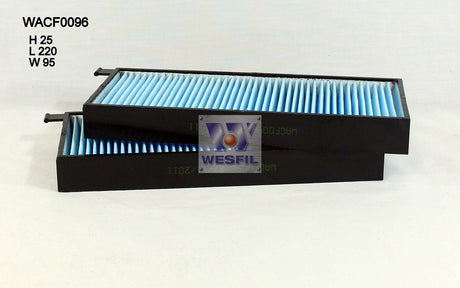 Cabin Filter RCA302P Fits SsangYong WACF0096 - Wesfil