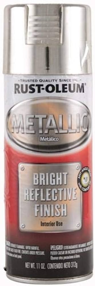 Metallic Chrome Bright Reflective Finish Interior Use 312g - Rust-Oleum