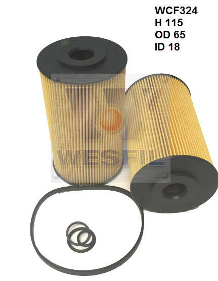 Diesel Fuel Filter R2825P Fits Isuzu WCF324 - Wesfil