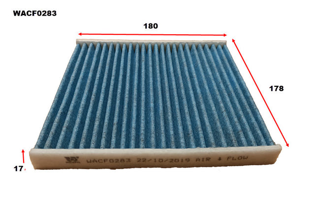 Cabin Filter RCA344C Fits Mitsubishi WACF0283 - Wesfil