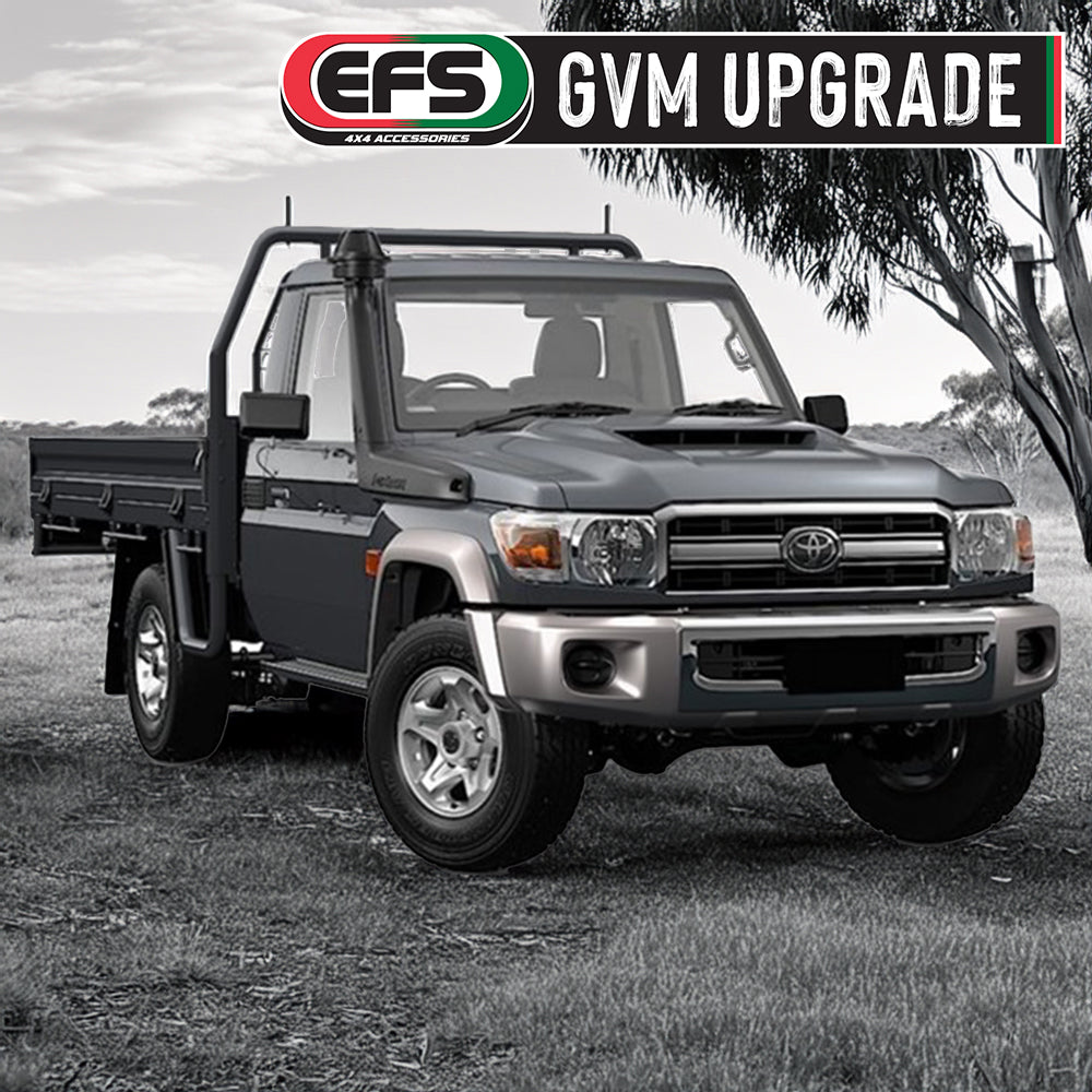 Toyota Landcruiser VDJ79 Series Single & Dual Cab 08/2012 to 08/2022 3950kg GVM Upgrade K - TLC - 79 - GVM - 3950 - EFS - EFS